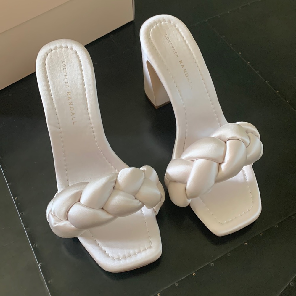 Loeffler Randall Freya Braided Curve Mule Heels